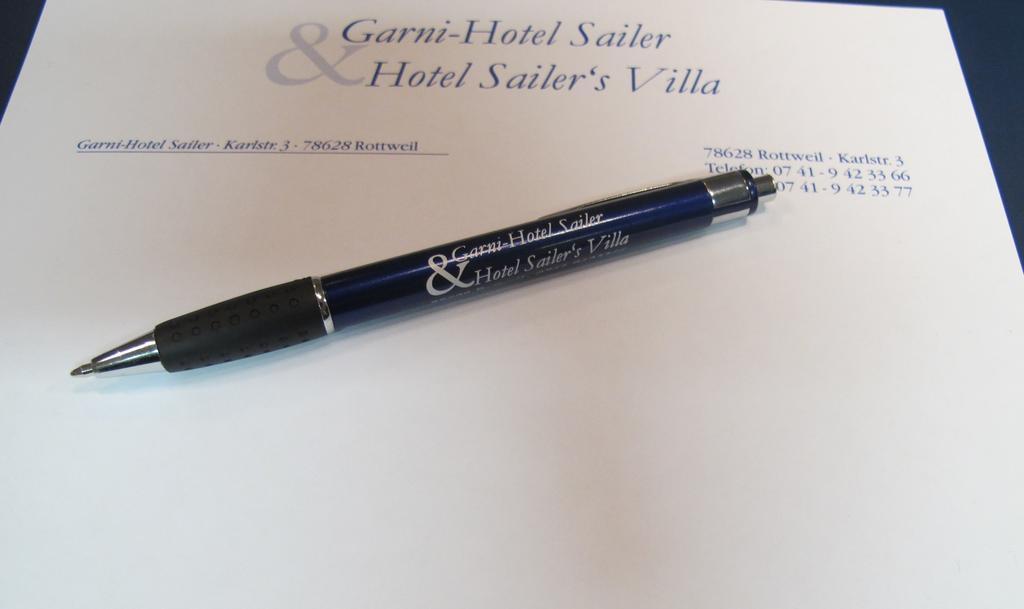 Garni-Hotel Sailer & Hotel Sailer'S Villa 로뜨바일 외부 사진